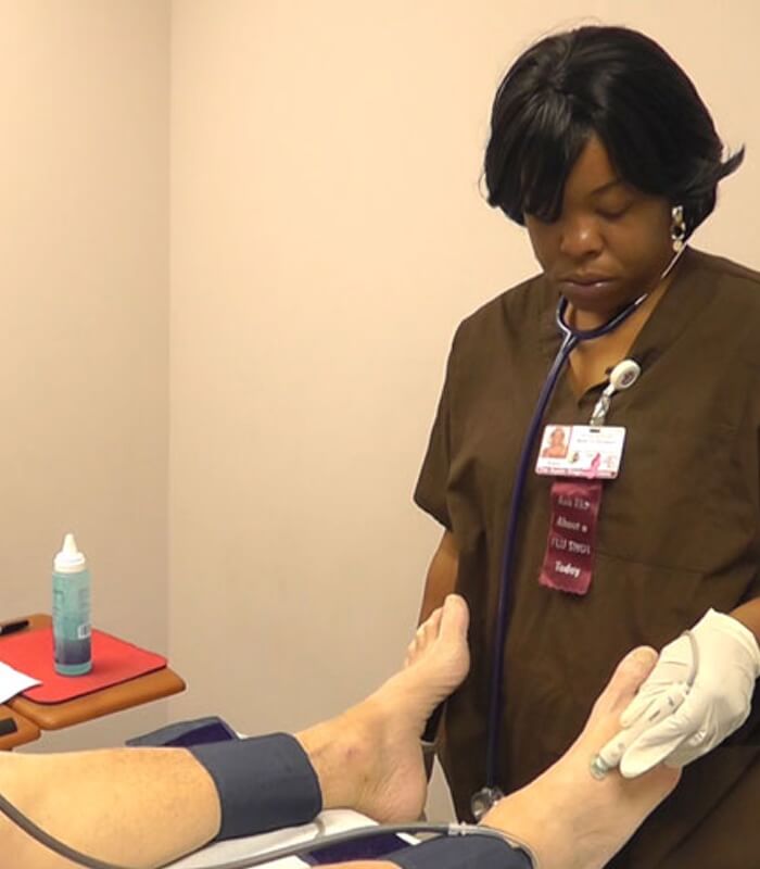 Ankle-Brachial Index or ABI Test